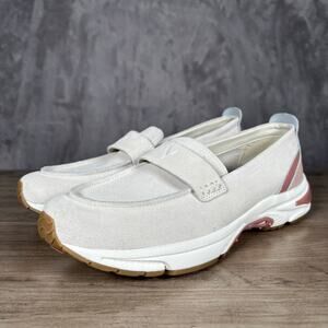 Vionic 23Walk Beige Pink Suede Loafers Women’s 6.5 NWOT Comfort Shoes